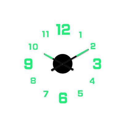 Kit d'horloge 3D flottante en acrylique DIY