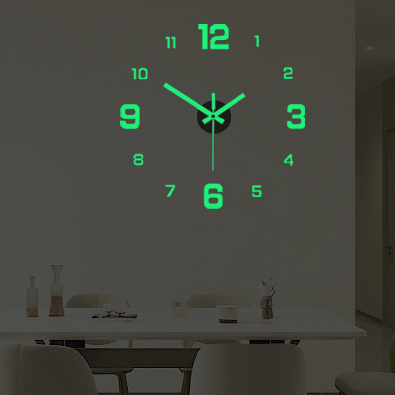 Kit d'horloge 3D flottante en acrylique DIY