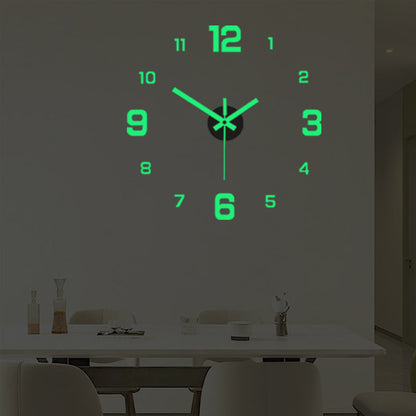 Kit d'horloge 3D flottante en acrylique DIY