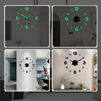 Kit d'horloge 3D flottante en acrylique DIY