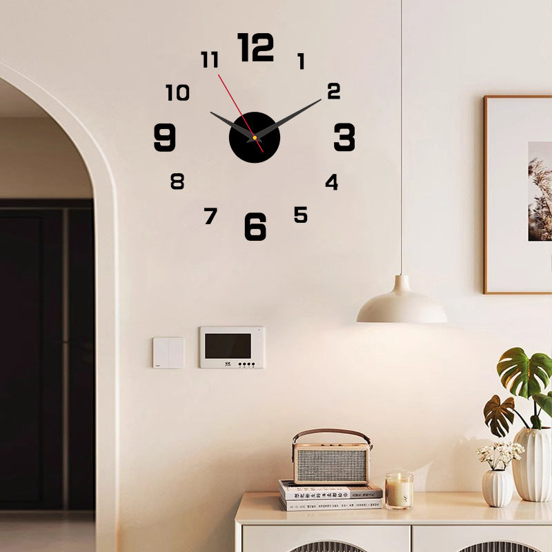 Kit d'horloge 3D flottante en acrylique DIY