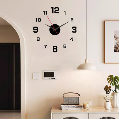 Kit d'horloge 3D flottante en acrylique DIY