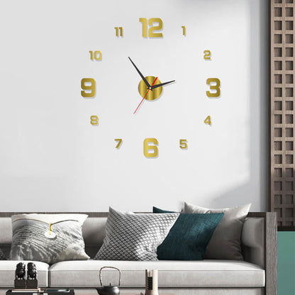 Kit d'horloge 3D flottante en acrylique DIY