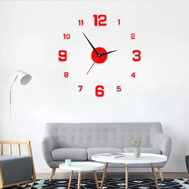 Kit d'horloge 3D flottante en acrylique DIY