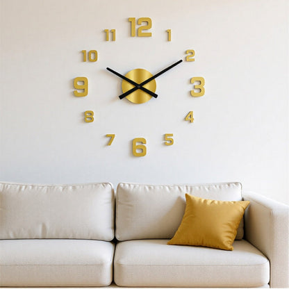 Kit d'horloge 3D flottante en acrylique DIY