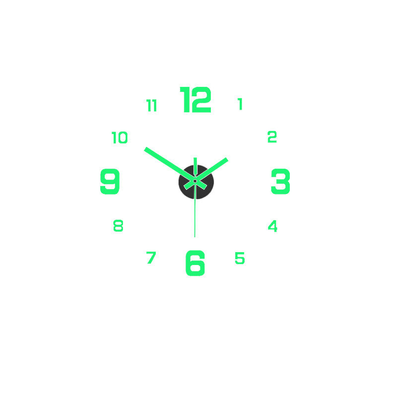 Kit d'horloge 3D flottante en acrylique DIY