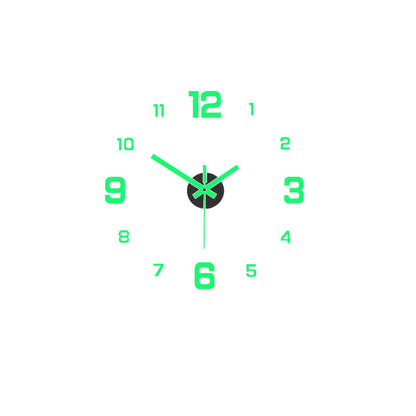 Kit d'horloge 3D flottante en acrylique DIY
