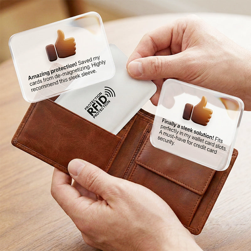 Étuis de carte de crédit anti-RFID / Pochettes de protection anti-piratage
