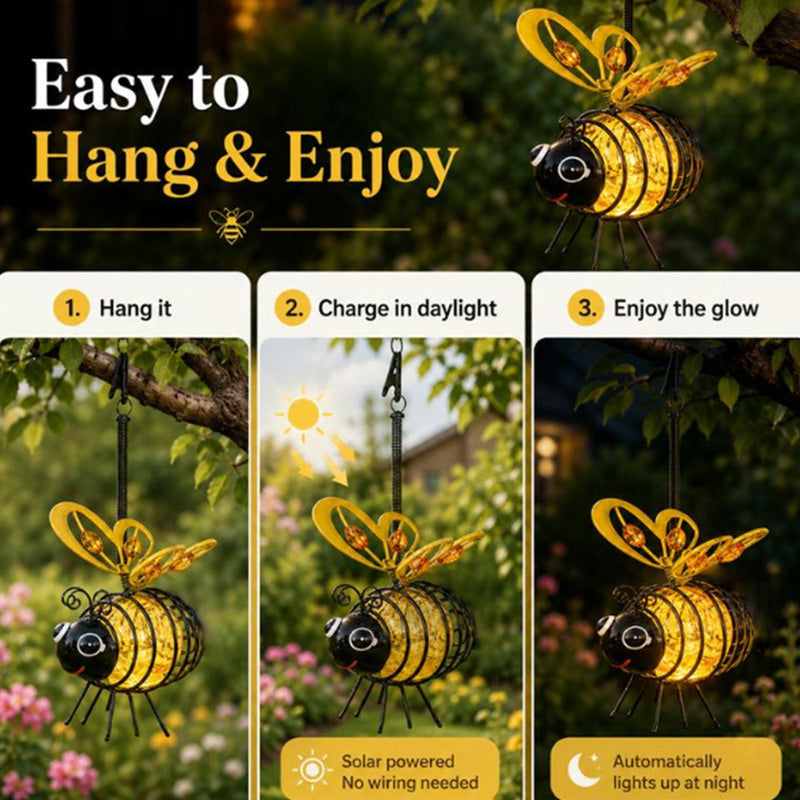 Suspension solaire avec abeilles