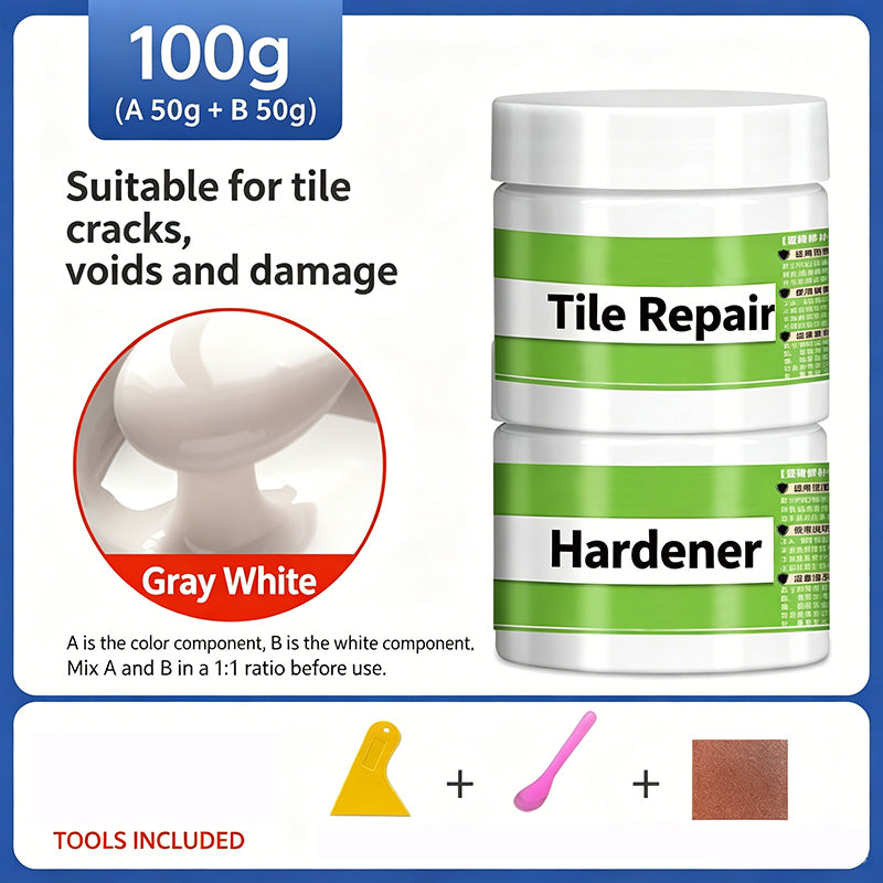 Kit de nettoyage et de réparation des joints de carrelage – Éliminez les fissures et retrouvez la brillance 🧱✨ Réparation professionnelle en quelques minutes – Sans aucune expérience, résultat propre et parfait ! 🛠️💎