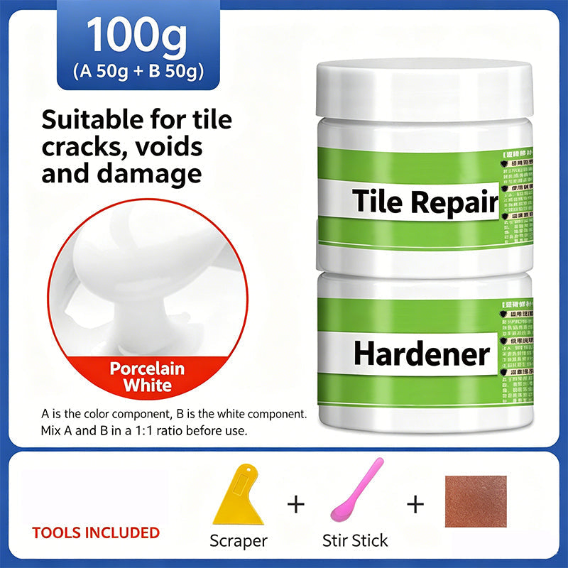 Kit de nettoyage et de réparation des joints de carrelage – Éliminez les fissures et retrouvez la brillance 🧱✨ Réparation professionnelle en quelques minutes – Sans aucune expérience, résultat propre et parfait ! 🛠️💎
