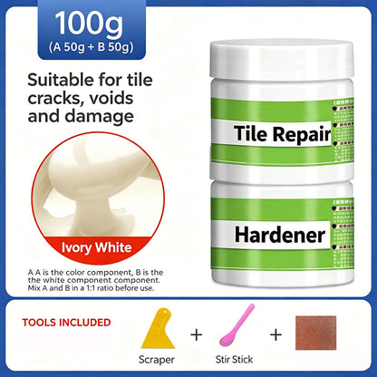 Kit de nettoyage et de réparation des joints de carrelage – Éliminez les fissures et retrouvez la brillance 🧱✨ Réparation professionnelle en quelques minutes – Sans aucune expérience, résultat propre et parfait ! 🛠️💎