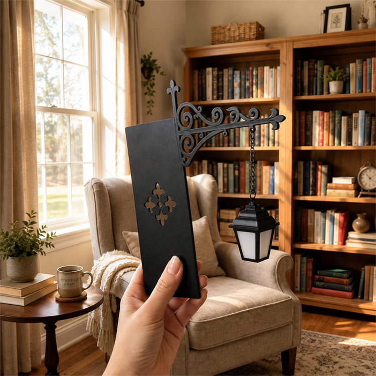 📢📢 50% DE RÉDUCTION MAINTENANT ! 🔥 Serre-livres mini lampadaire rétro 📚💡 – Un design unique pour votre bibliothèque