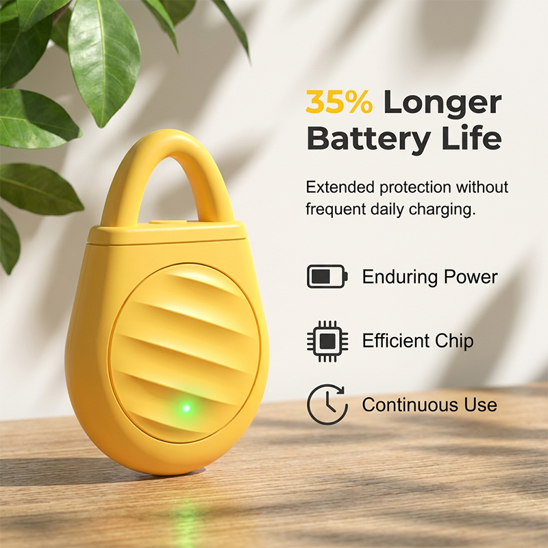 🐦 Plus d'oiseaux, de nuisibles et de sauterelles ! Répulsif anti-oiseaux à ultrasons portable en porte-clés