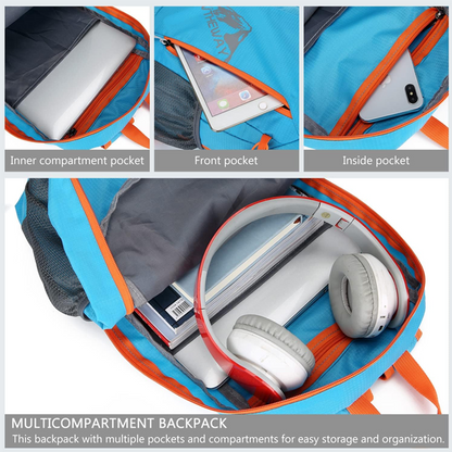 ⏰📢📢 50 % DE RÉDUCTION❗️❗️ Des randonnées aux vacances à la plage : Ce sac à dos indéchirable et imperméable avec poche antivol et 7 compartiments se plie facilement pour un transport pratique — le compagnon idéal de vos excursions d'une journée.🎒