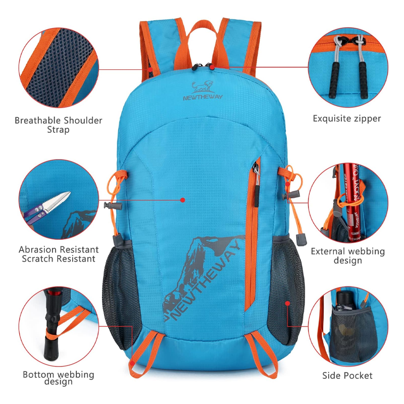 ⏰📢📢 50 % DE RÉDUCTION❗️❗️ Des randonnées aux vacances à la plage : Ce sac à dos indéchirable et imperméable avec poche antivol et 7 compartiments se plie facilement pour un transport pratique — le compagnon idéal de vos excursions d'une journée.🎒