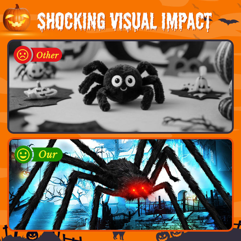 Araignée géante d'Halloween