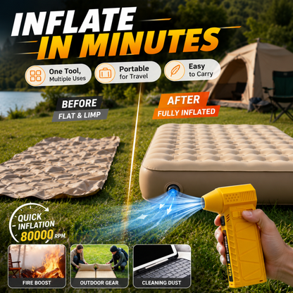 Turbo-ventilateur portable et multifonctionnel