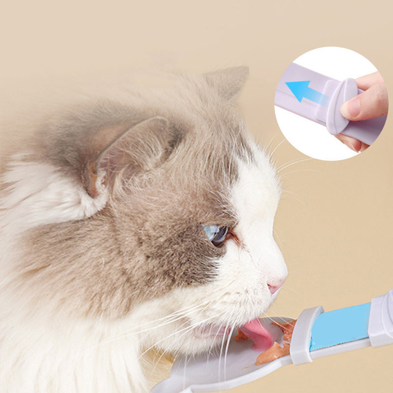 Cuillère à nourriture pour chat ! Sans BPA