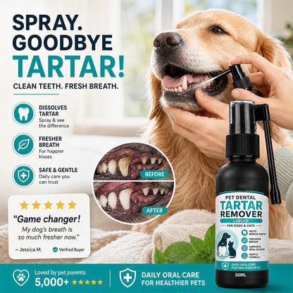 Spray doux de soins dentaires pour animaux de compagnie