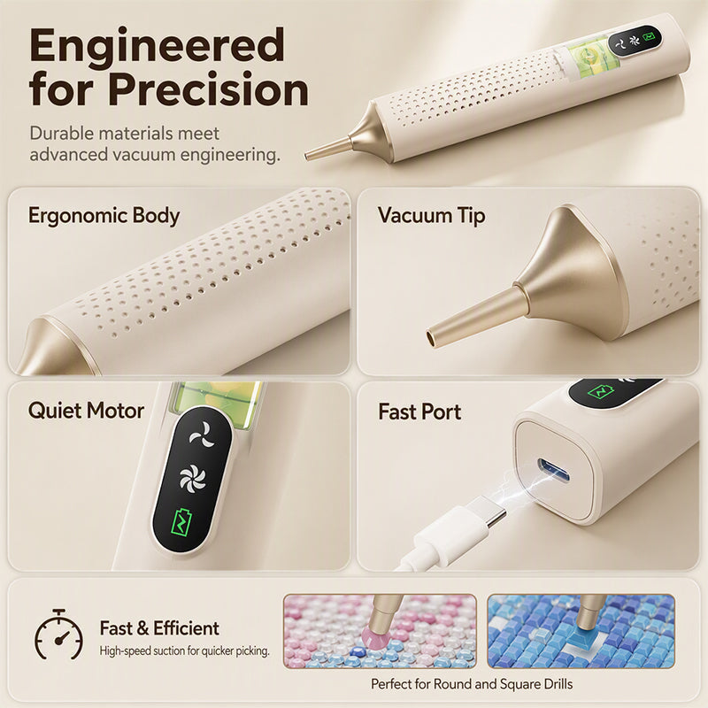 Stylo électrique pour broderie diamant