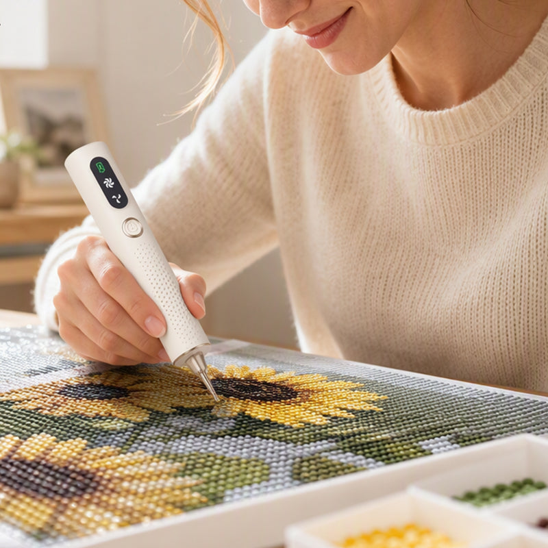 Stylo électrique pour broderie diamant
