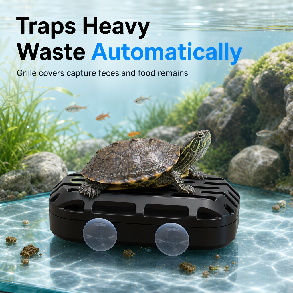 Aspirateur d'excréments pour tortues et nettoyeur d'aquarium