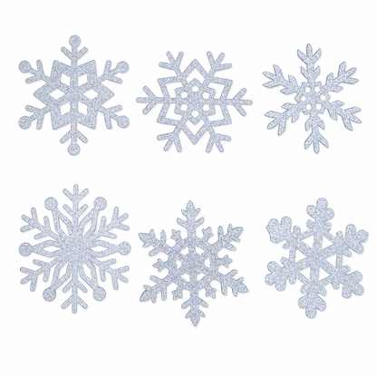 Stickers muraux flocons de neige phosphorescents