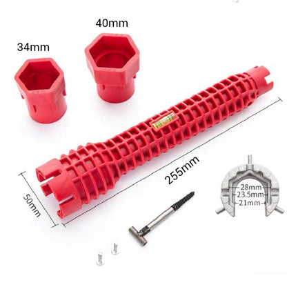 Clé à tube multifonction pour plomberie