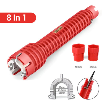 Clé à tube multifonction pour plomberie