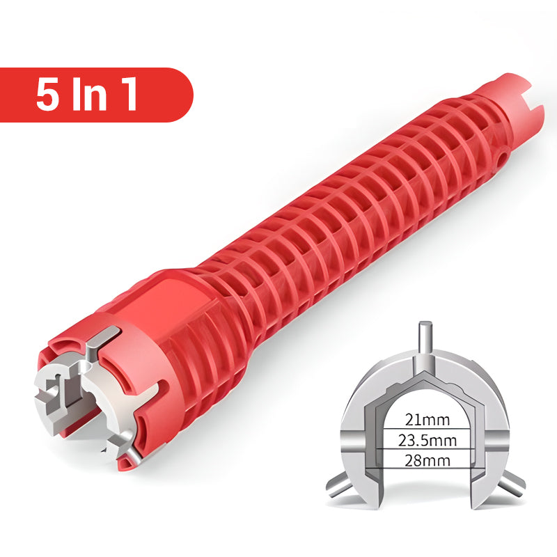 Clé à tube multifonction pour plomberie