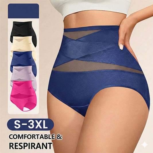 Culotte Gainante Taille Haute - Lingerie Sculptante Sans Couture (Effet Ventre Plat)