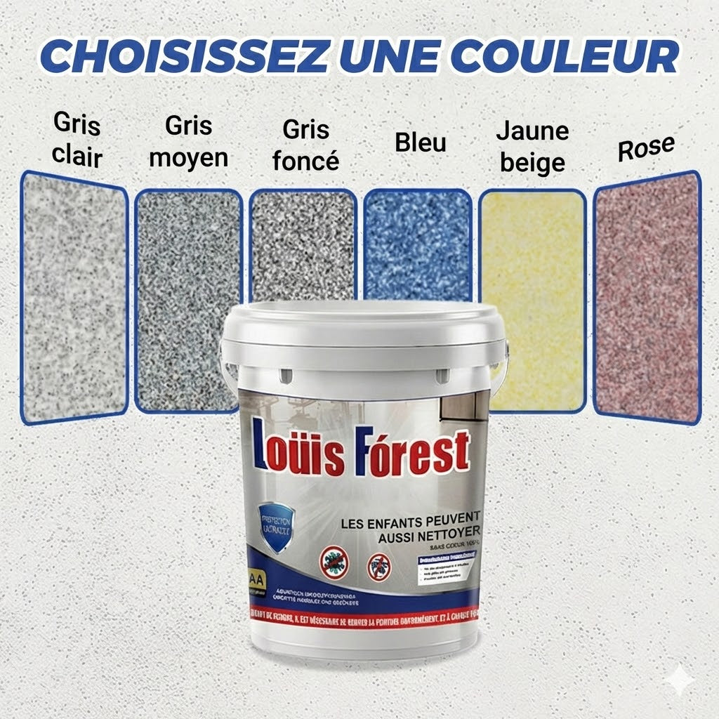 Sol Époxy Effet Marbre – Kit Complet de Revêtement de Sol Haute Brillance (Résistant aux rayures & Imperméable)