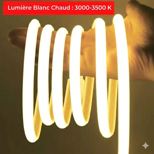 Ruban LED RGB – Autocollant et Découpable – Éclairage d'Ambiance pour Chambre et Cuisine