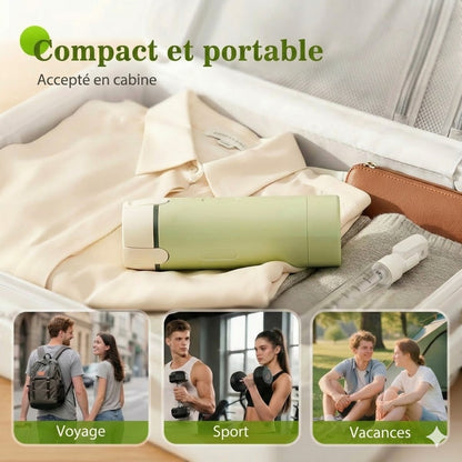 Kit de Flacons de Voyage 4-en-1 pour Bagage à Main – Flacons de Voyage en Silicone Anti-fuite
