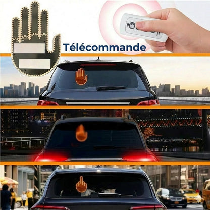 Feux de voiture LED en forme de main