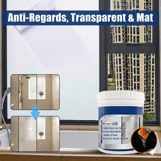 Peinture Dépolie pour Vitre – Film de fenêtre liquide pour l’intimité (Effet mat & sablé)
