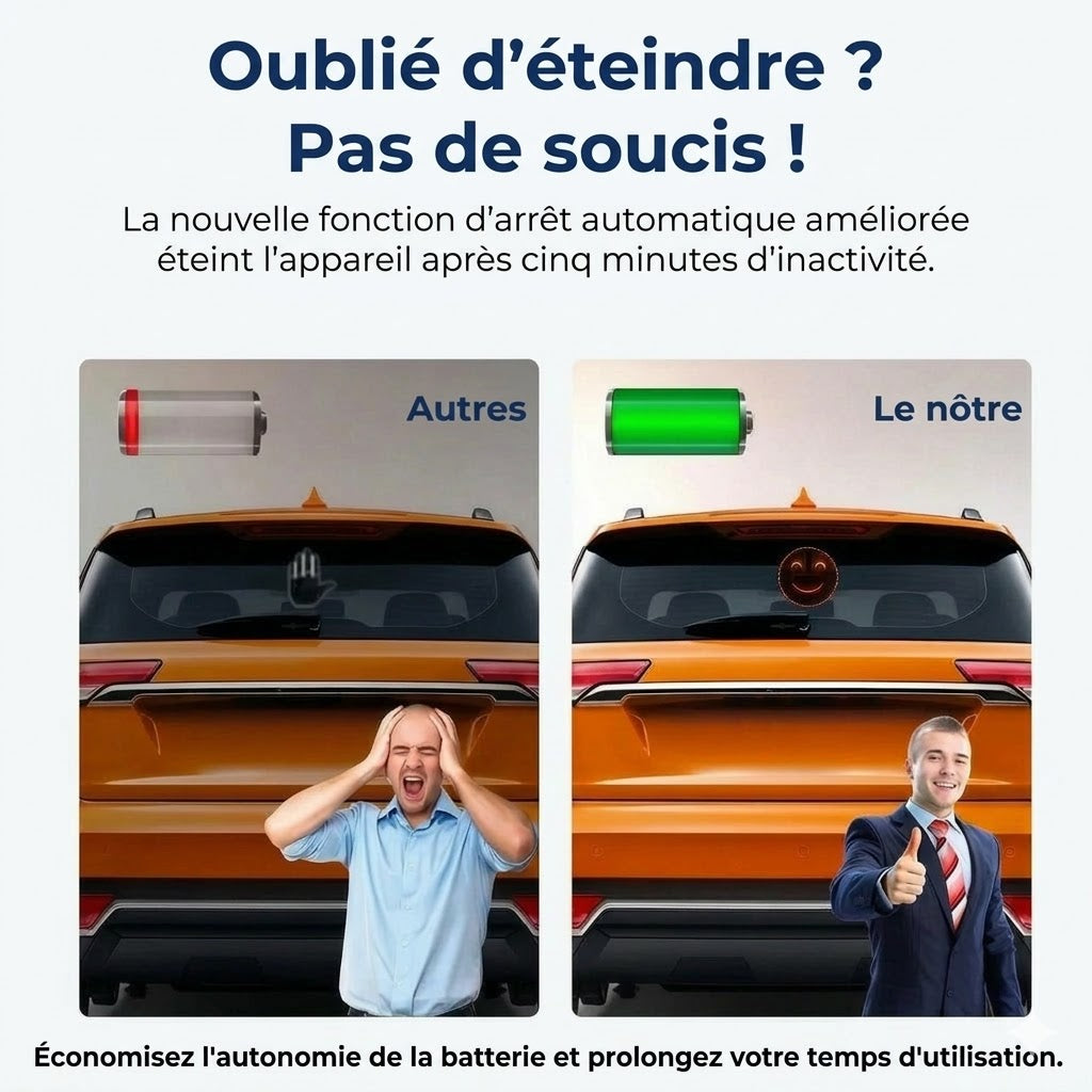 Feux de voiture LED en forme de main