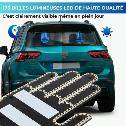 Feux de voiture LED en forme de main