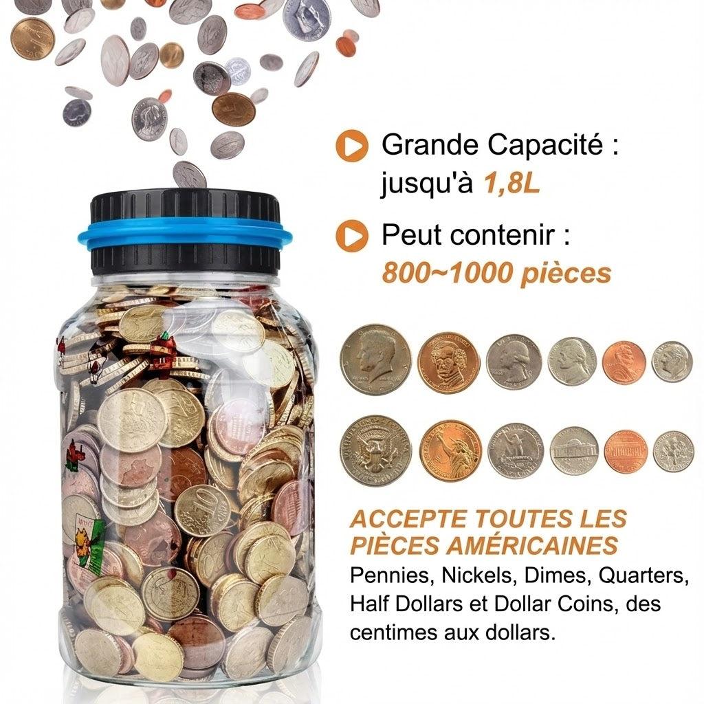 Tirelire Numérique avec Compteur Automatique