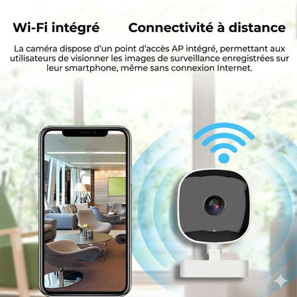 [2K Ultra HD] Caméra de surveillance WiFi intelligente