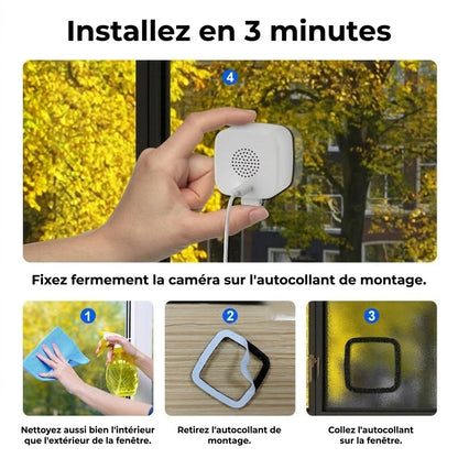 [2K Ultra HD] Caméra de surveillance WiFi intelligente