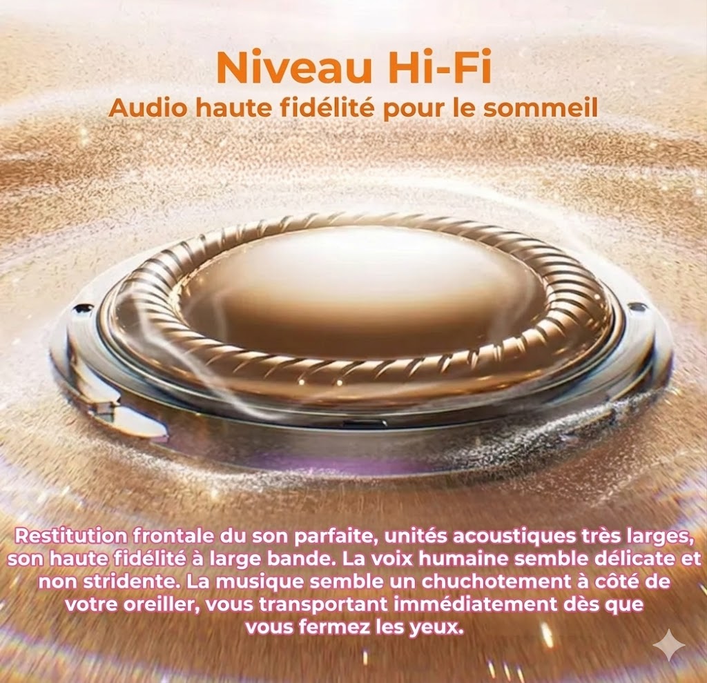 Écouteurs de Sommeil Bluetooth Ultra-plats (11mm) – Idéal pour dormir sur le côté – Casque de sommeil sans fil