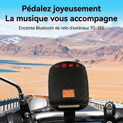 Enceinte Bluetooth pour Vélo – Haut-parleur étanche avec support robuste (Anti-choc & Mains libres)