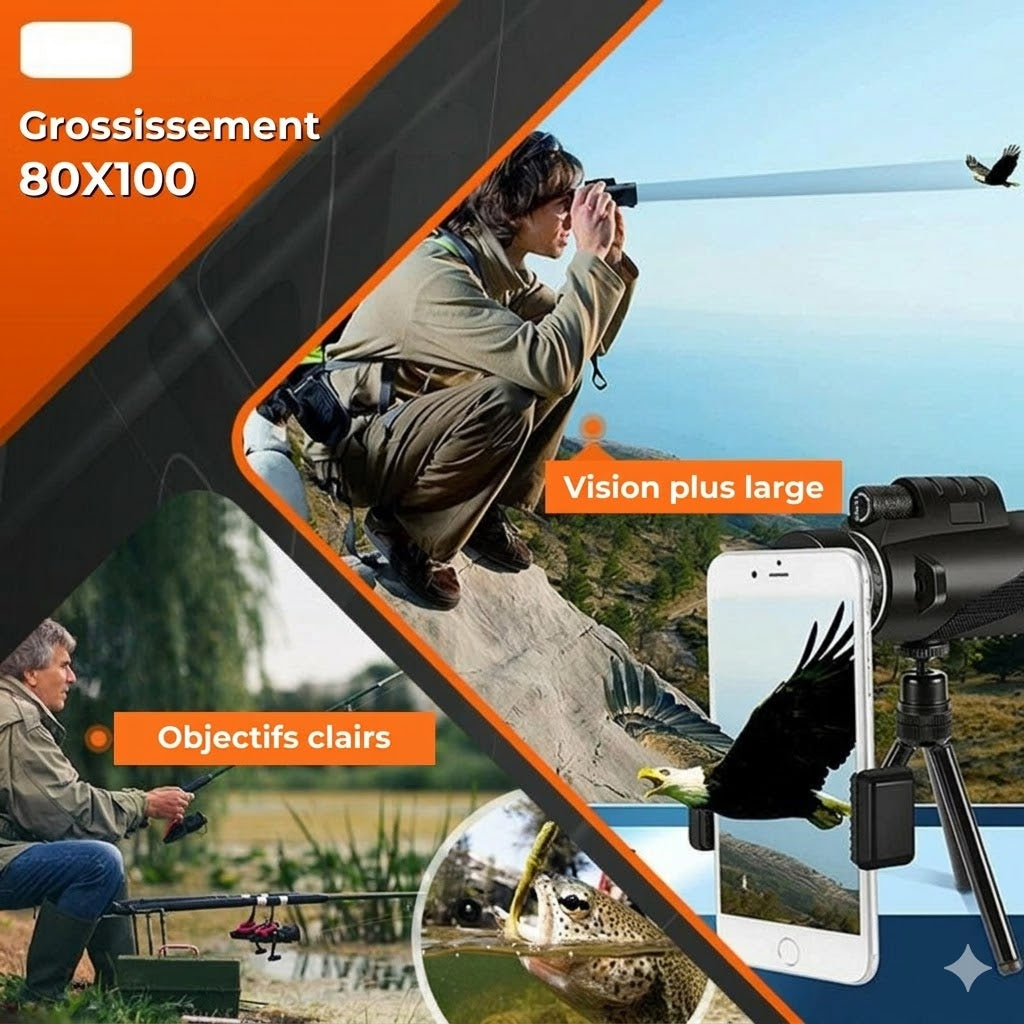 Télescope monoculaire professionnel