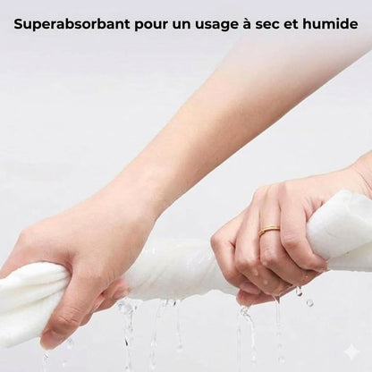 Serviettes compressées en pastilles - Serviettes de voyage compactes pour le camping et l'extérieur