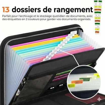 Pochette ignifuge pour documents A4 (avec poignée)