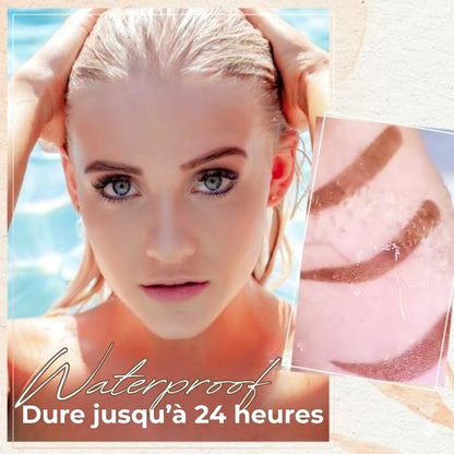 Kit professionnel de tampon et pochoirs à sourcils - Pour une symétrie parfaite