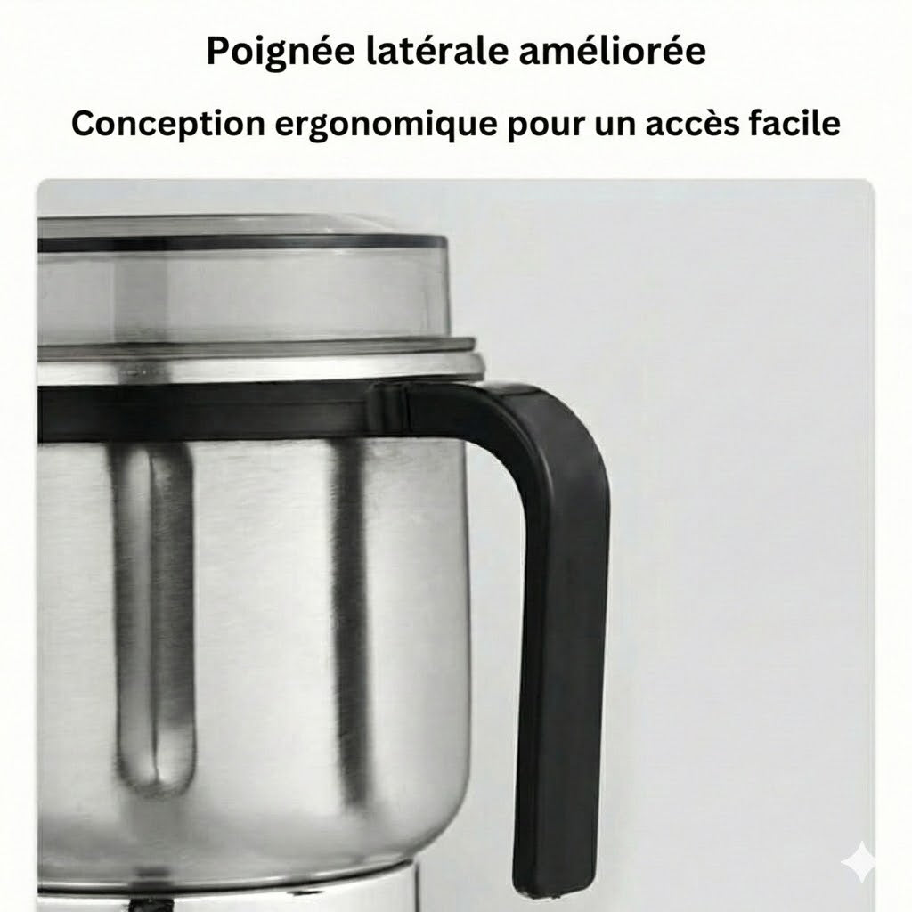Moulin à café et à épices électrique – Broyeur en acier inoxydable pour café, noix et graines (Compact)
