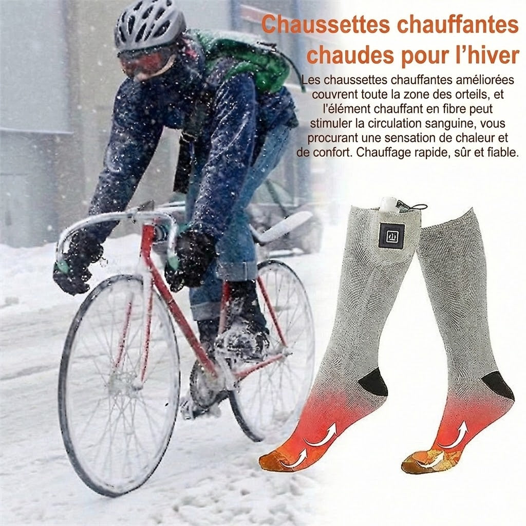 Chaussettes Chauffantes Rechargeables